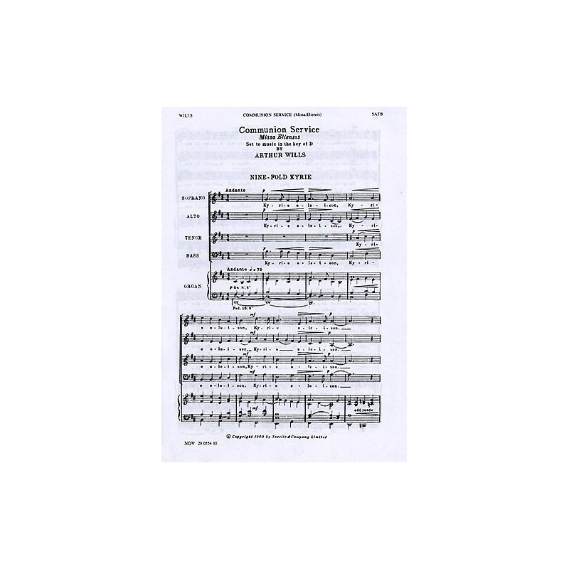 Wills, Arthur - Communion Service (Missa Eliensis)