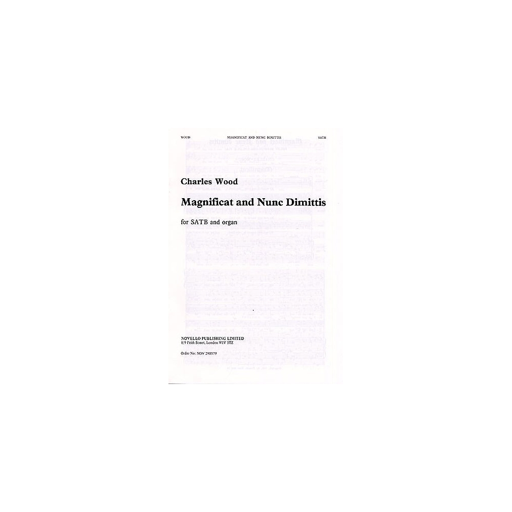 Wood, Charles - Magnificat And Nunc Dimittis In E Flat No. 1