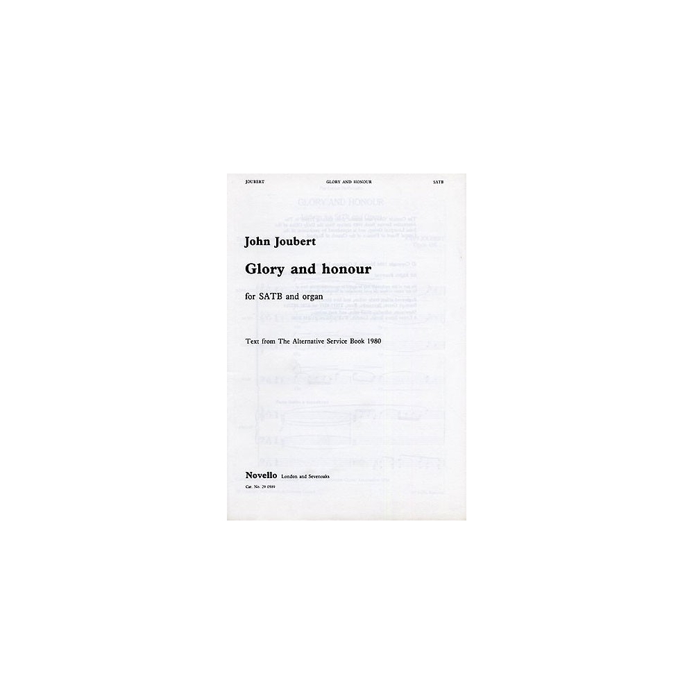 Joubert, John - Glory And Honour