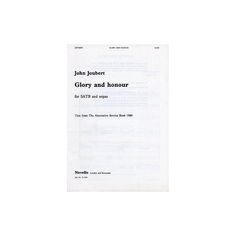 Joubert, John - Glory And Honour