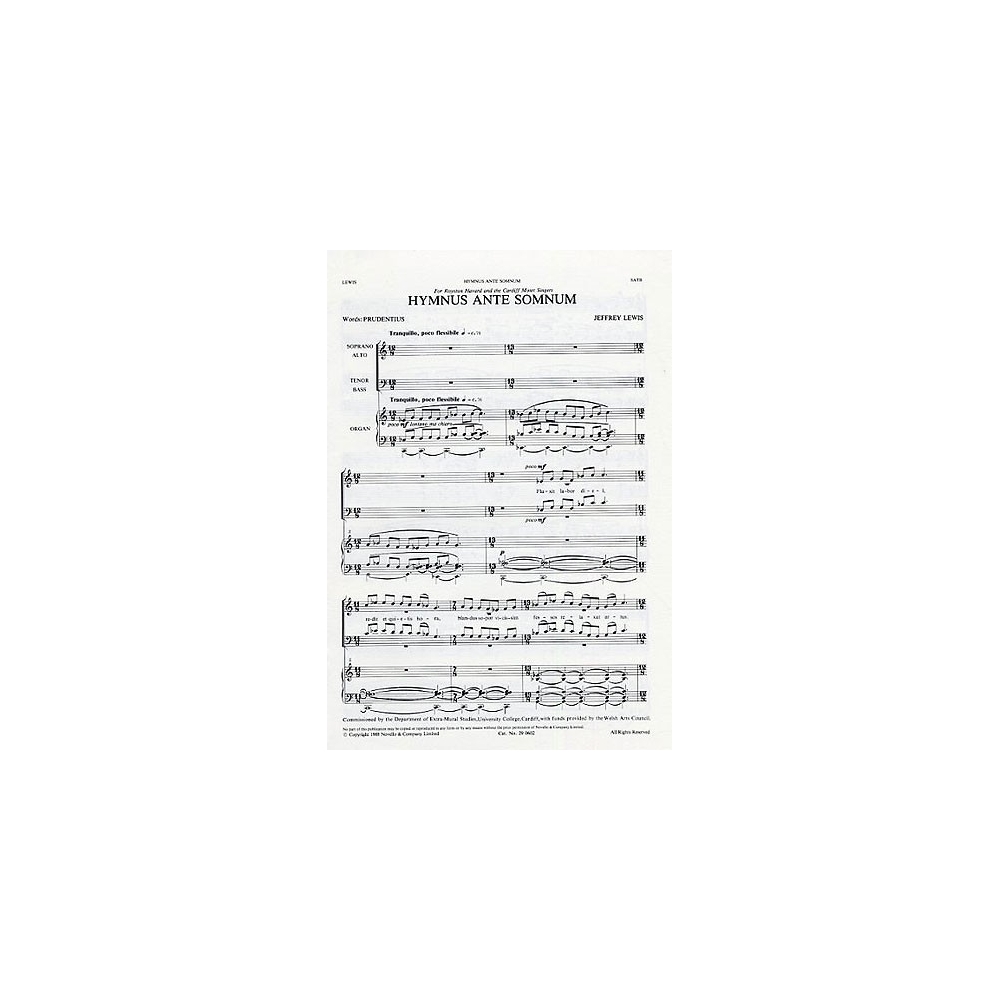 Lewis, Jeffrey - Hymnus Ante Somnum