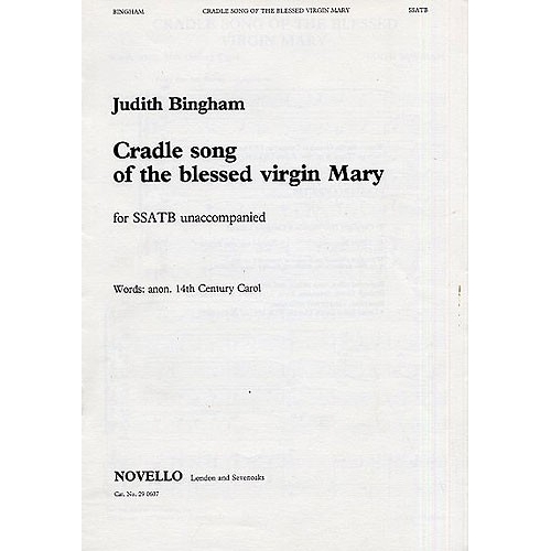 Bingham, Judith - Cradle Song Of The Blessed Virgin Mary