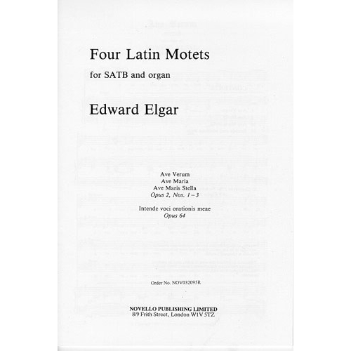 Elgar, Edward -  Four Latin Motets