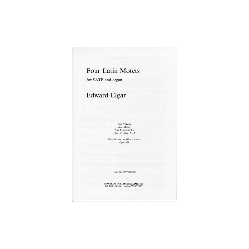Elgar, Edward -  Four Latin Motets