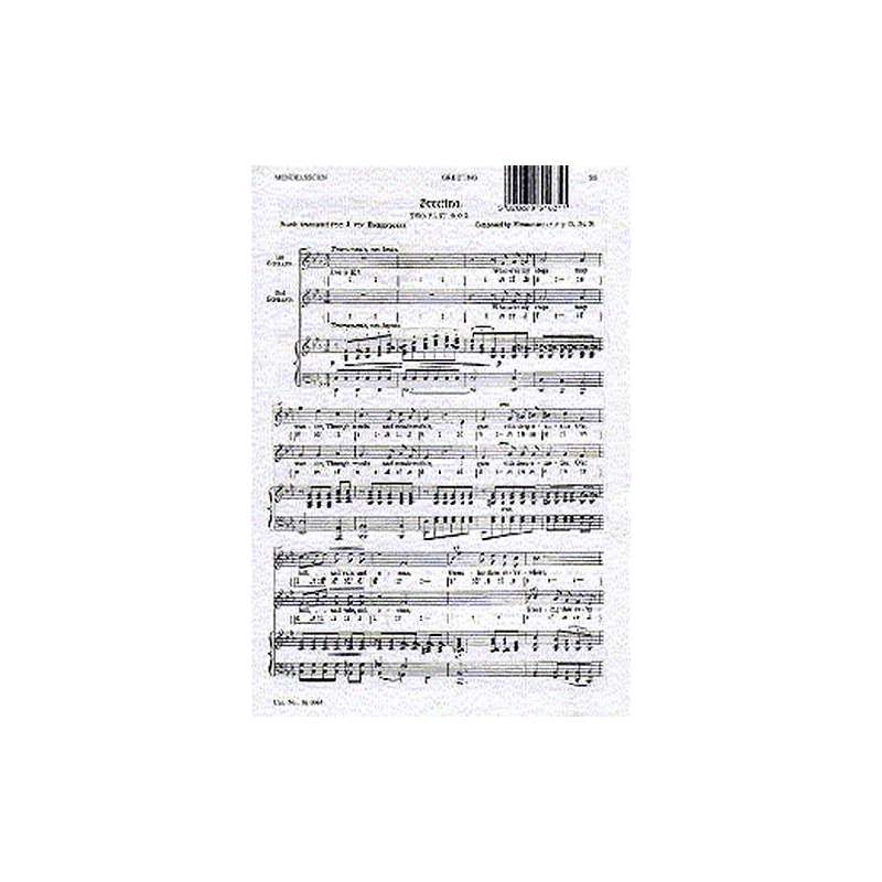 Bartholdy, Felix Mendelssohn - Greeting
