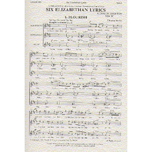 Kenneth Leighton: Six Elizabethan Lyrics