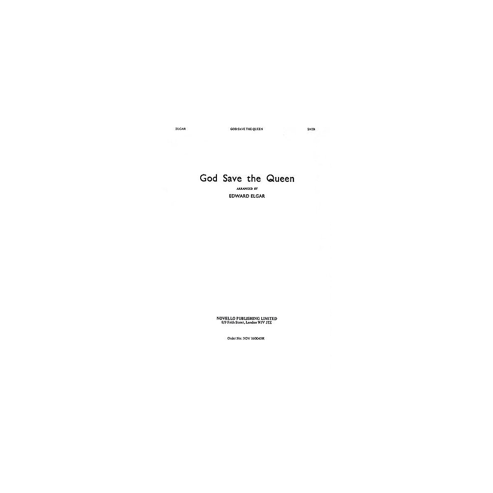 God Save The Queen (SATB)