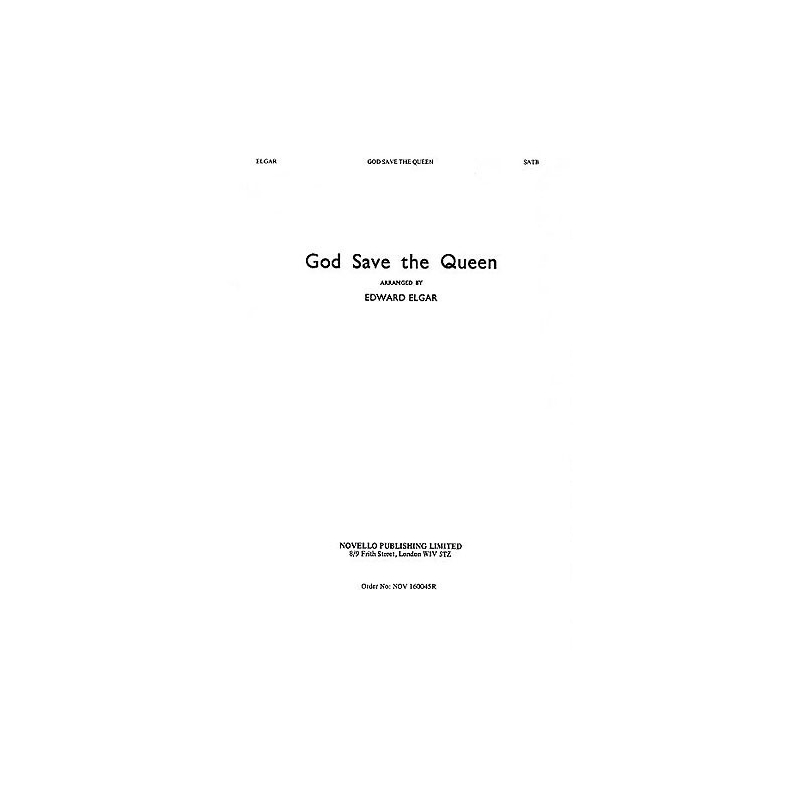 God Save The Queen (SATB)