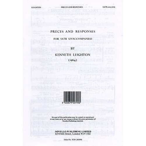 Leighton, Kenneth - Preces...