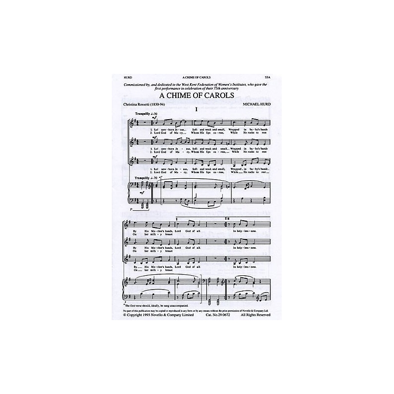 Hurd, Michael - A Chime Of Carols