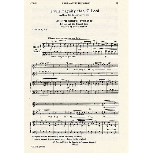 Corfe, Joseph - I Will...