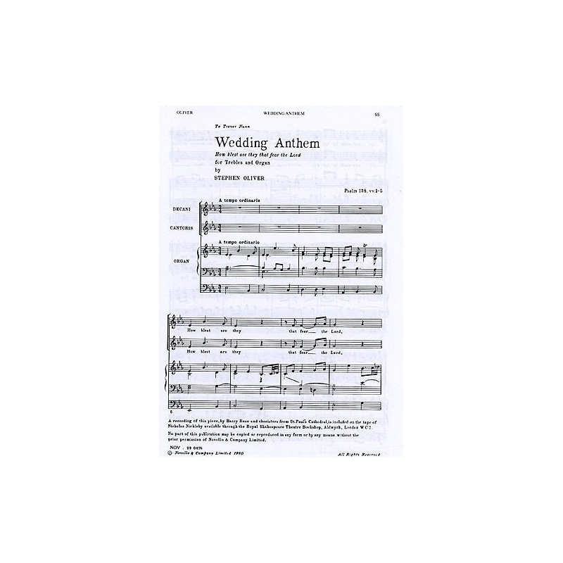 Oliver, Stephen - Wedding Anthem
