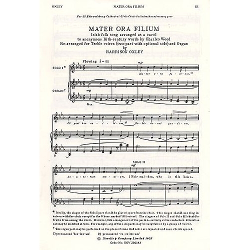 Harrison Oxley: Mater Ora Filium