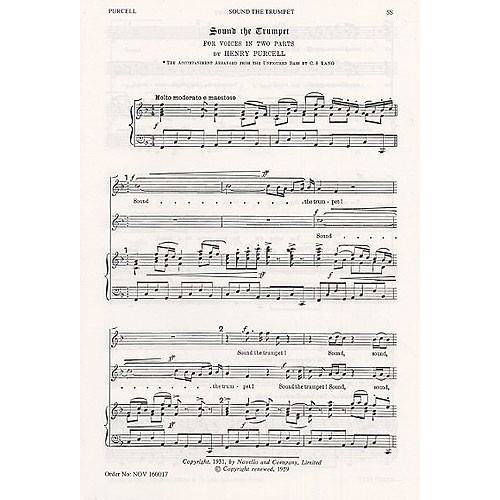Purcell, Henry - Sound the...