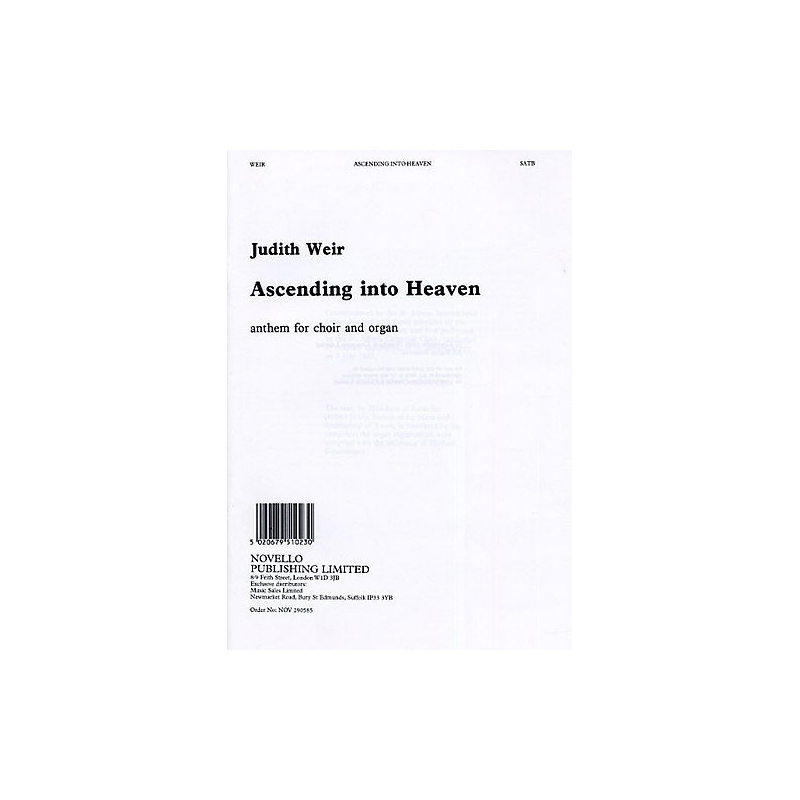 Weir, Judith - Ascending Into Heaven