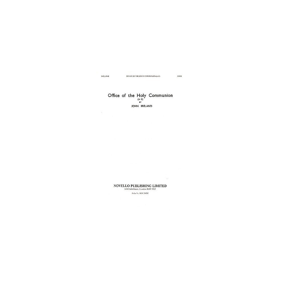 Ireland, John - Office Of The Holy Communion Service In C