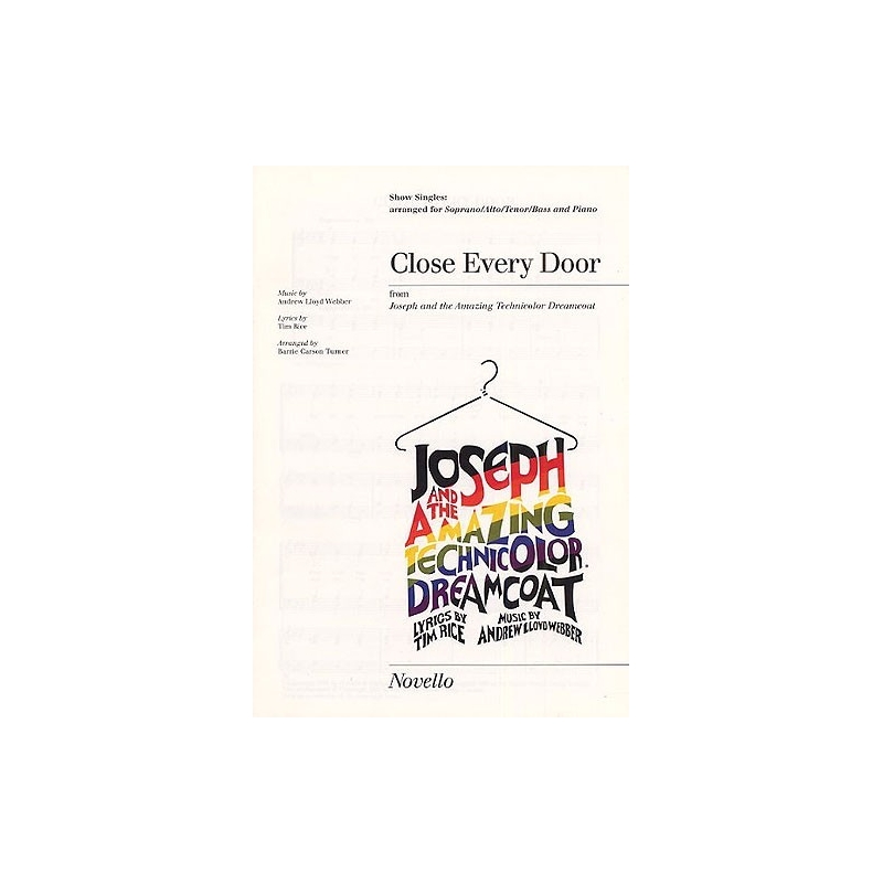 Webber, Andrew Lloyd - Close Every Door (SATB/Piano)