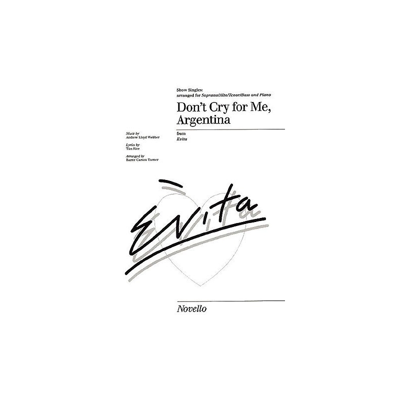 Webber, Andrew Lloyd - Don't cry for me Argentina