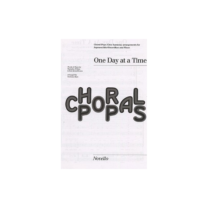 Kristofferson/Wilkin: One Day At A Time (SATB)