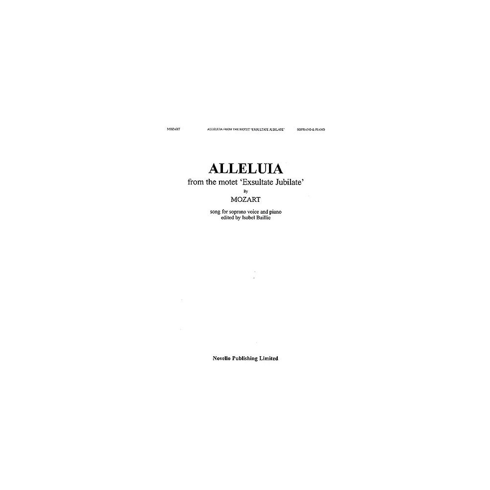 Mozart, Wolfgang Amadeus - Alleluia