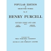 Purcell, Henry - Fifteen Songs And Airs - Set 2 (Soprano Or Tenor)