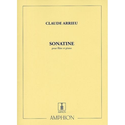 Arrieu, Claude  -  Sonatine For Flute And Piano