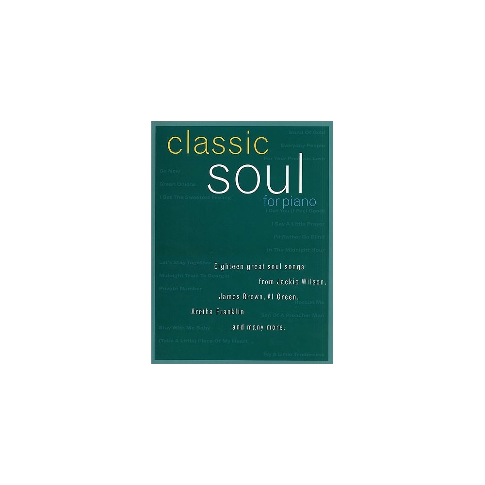 Classic Soul For Piano