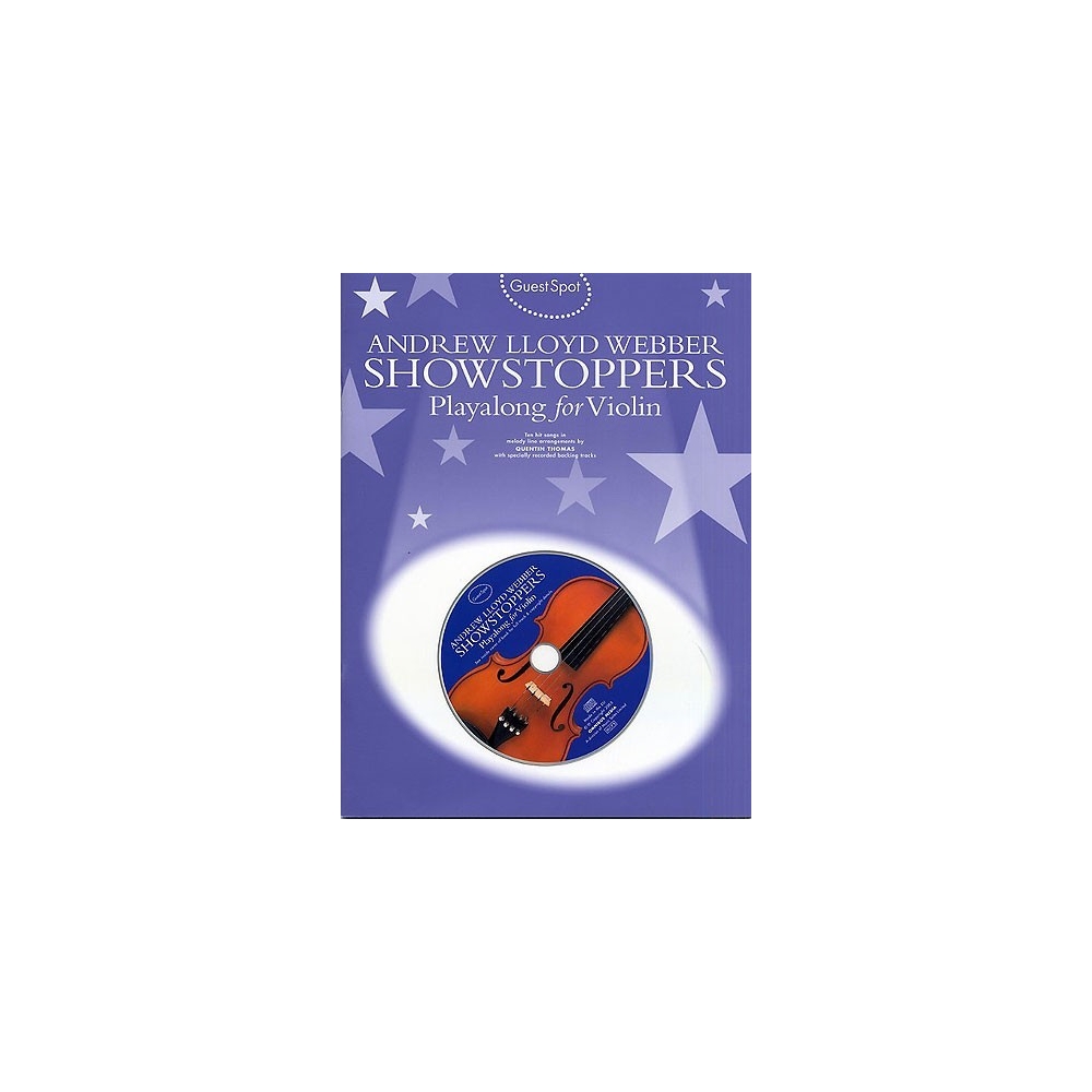 Guest Spot: Andrew Lloyd Webber Showstoppers Playalong For Violin