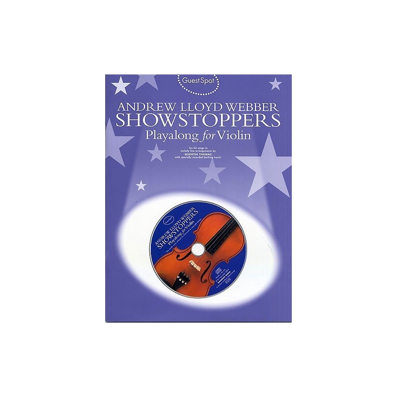 Guest Spot: Andrew Lloyd Webber Showstoppers Playalong For Violin