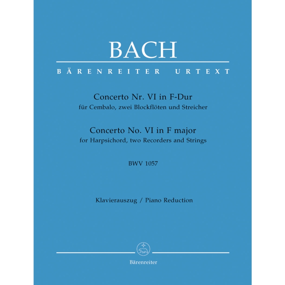 Johann Sebastian Bach - Concerto For Harpsichord No.6 In F Major