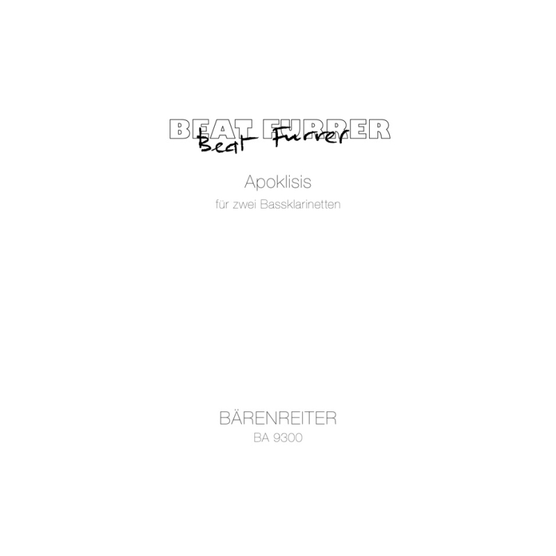 Beat Furrer - Apoklisis