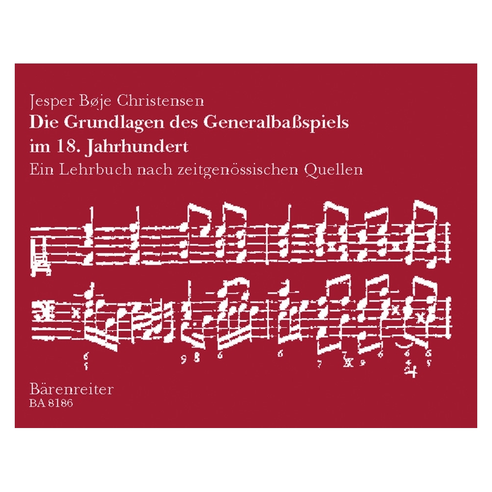 Jesper Bøje Christensen - Grundlagen des Generalbass