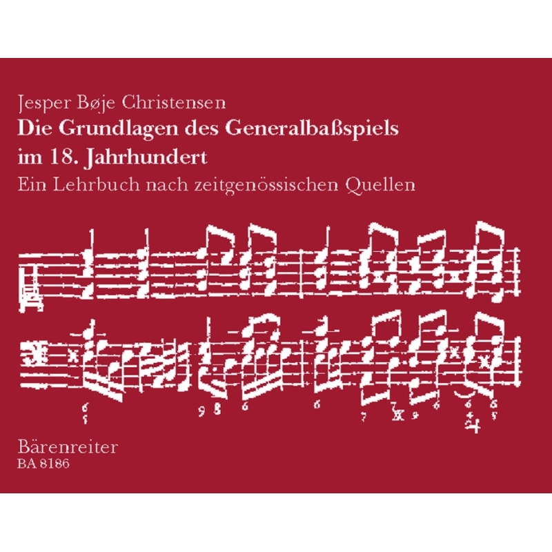 Jesper Bøje Christensen - Grundlagen des Generalbass