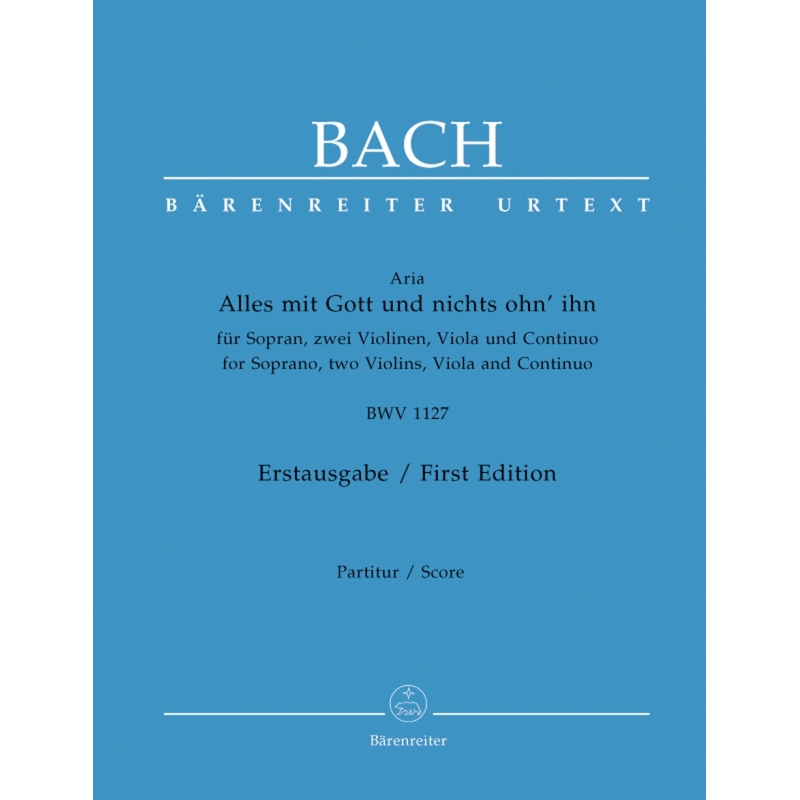 Johann Sebastian Bach - Aria Alles Mit Gott & Nichts Ohn