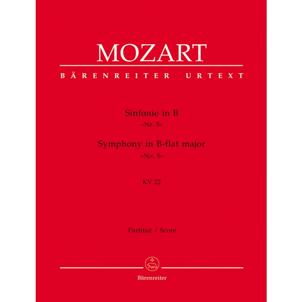 Wolfgang Amadeus Mozart - Symphony In B Flat Major 'No. 5' KV 22