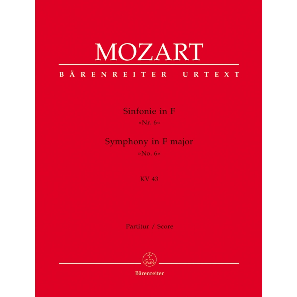 Wolfgang Amadeus Mozart - Symphony In F Major 'No. 6' KV 43