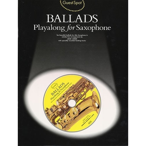 Guest Spot: Ballads Playalong For Saxophone