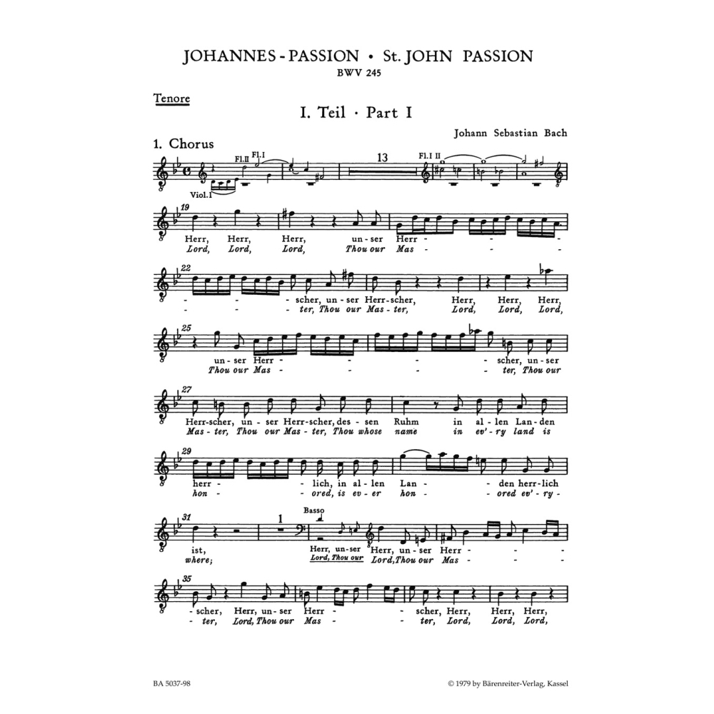 Johann Sebastian Bach - Johannes-Passion (St. John Passion) BWV 245