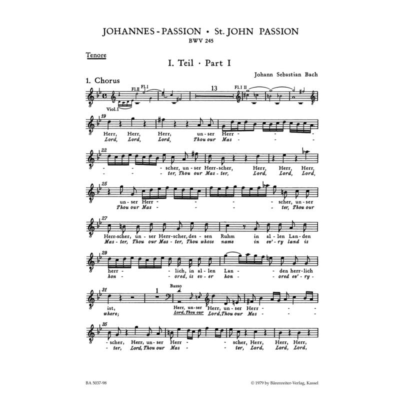 Johann Sebastian Bach - Johannes-Passion (St. John Passion) BWV 245