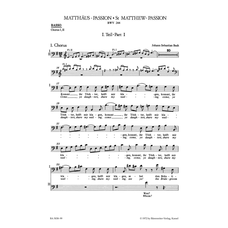 Johann Sebastian Bach - Matthaus-Passion BWV244