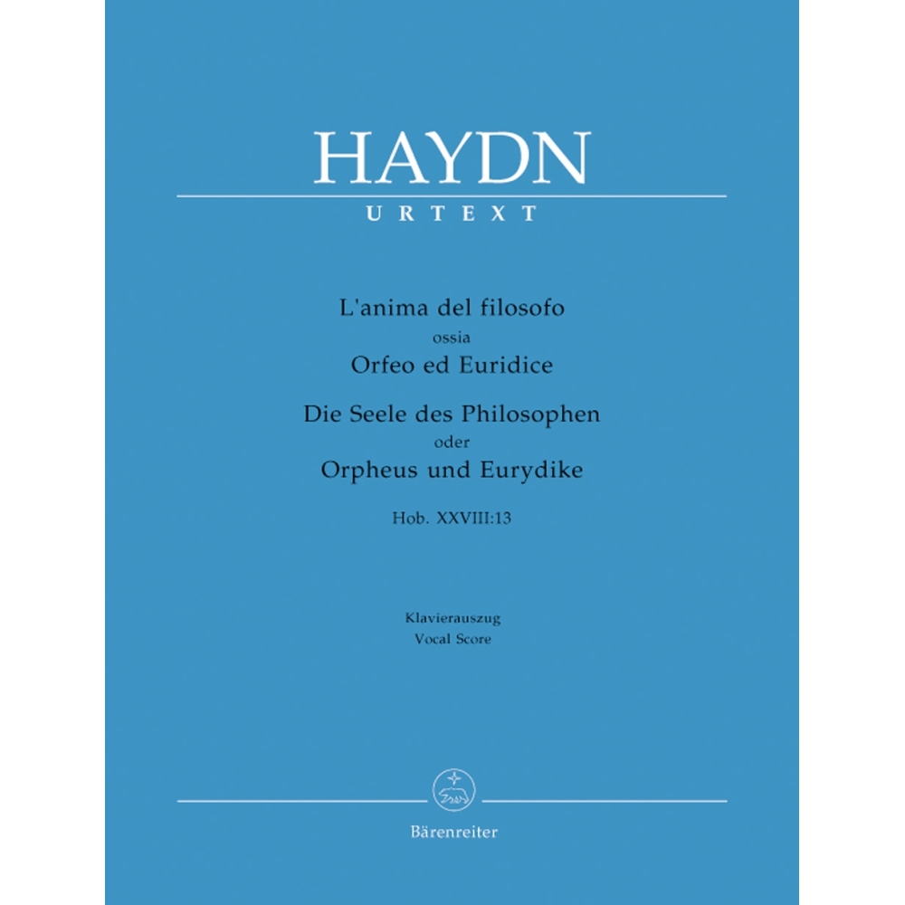 Franz Joseph Haydn - Lanima del filosofo ossia Orfeo ed Euridice