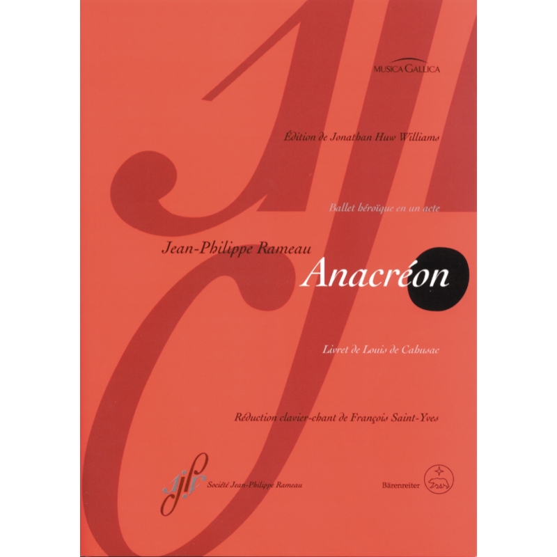 Jean-Philippe Rameau - Anacreon