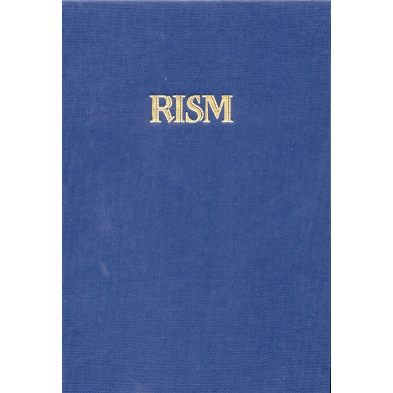 Int Quellenlexikon der Musik (RISM) Seria C.