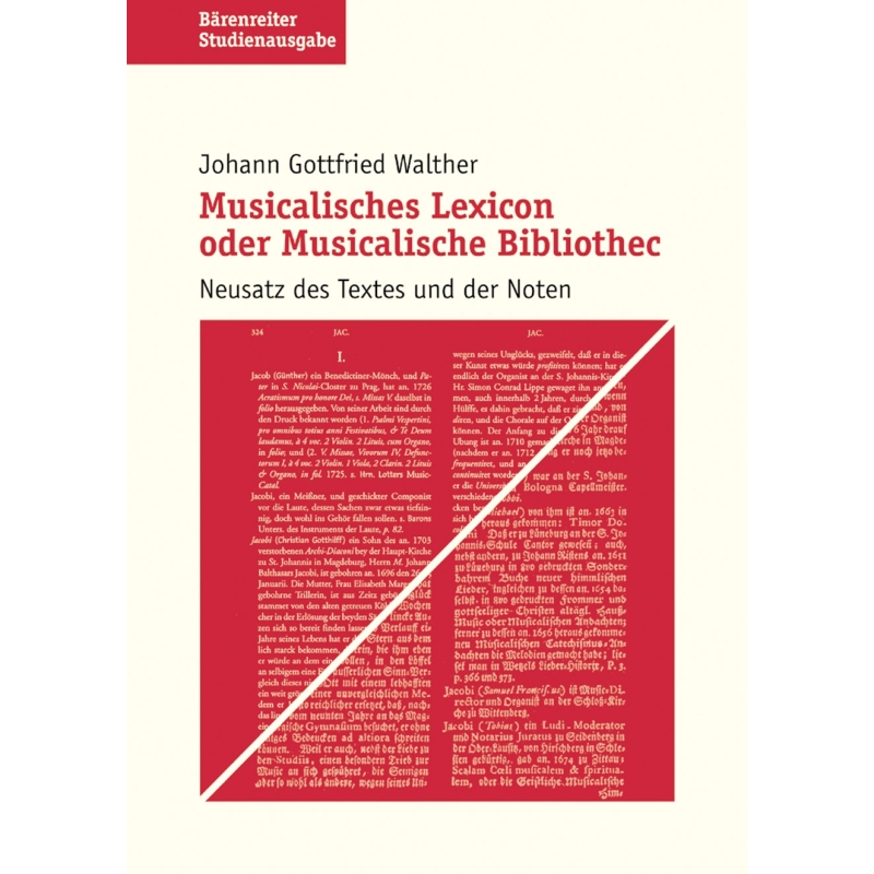 Johann Gottfried Walther - Musicalisches Lexicon oder Musicalische Bibliothec
