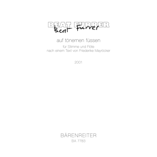 Beat Furrer - auf tonernen...