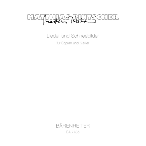 Matthias Pintscher - Lieder...