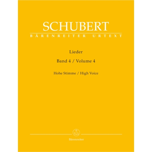Franz Schubert - Lieder Band 4
