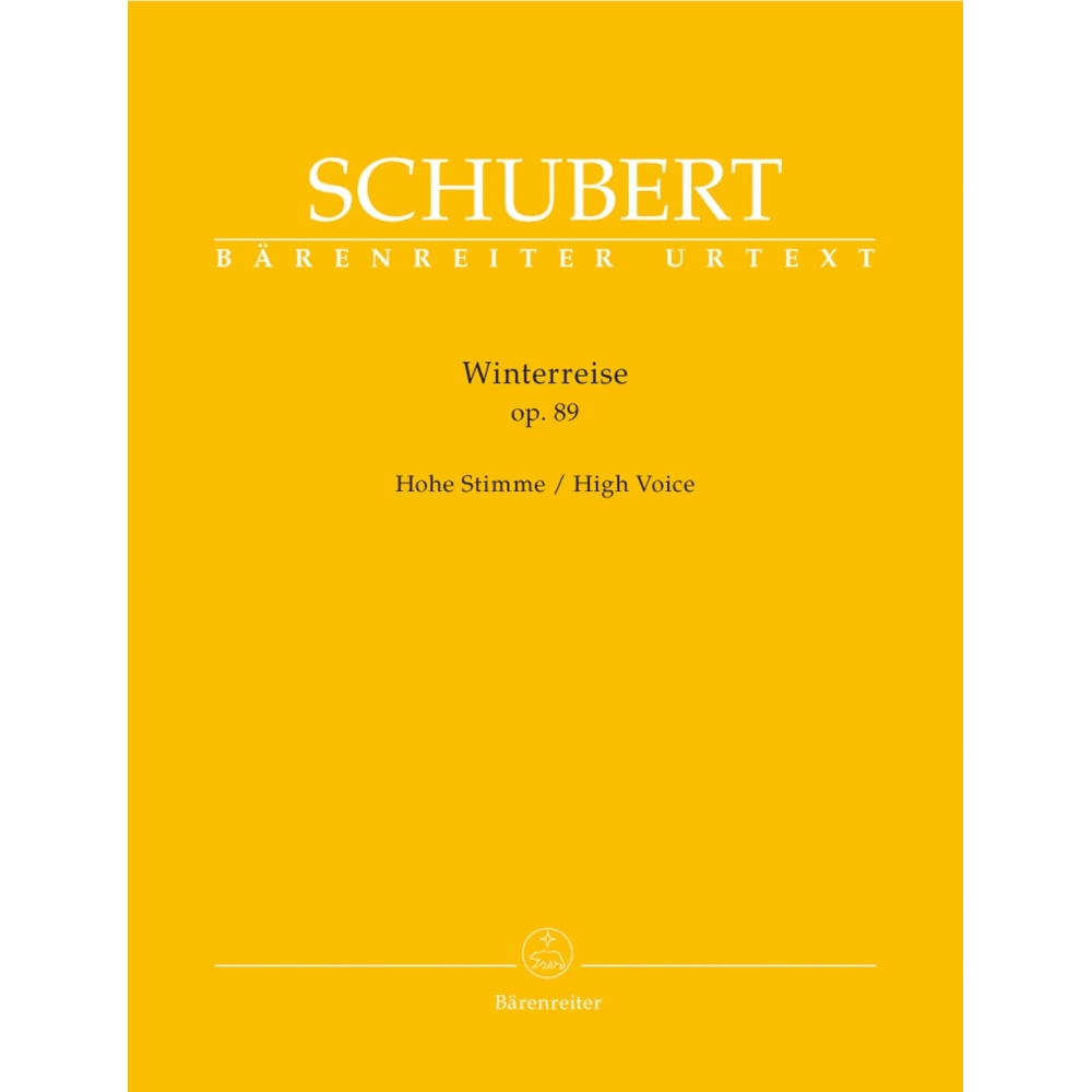 Franz Schubert - Winterreise Op. 89 D 911 - High Voice