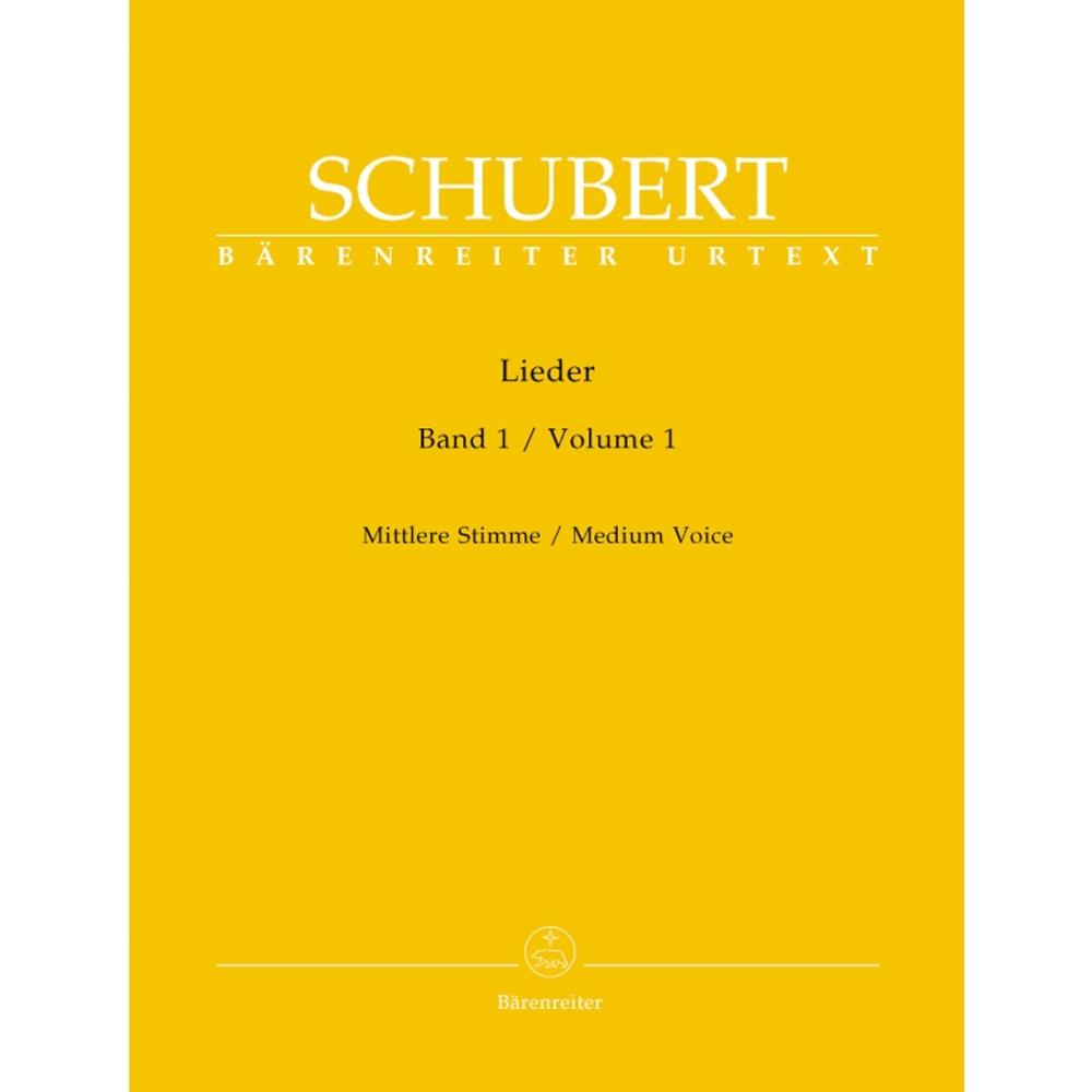 Franz Schubert - Lieder Volume 1 Medium Voice & Piano