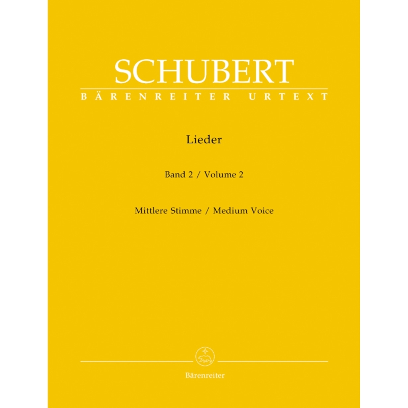 Franz Schubert - Lieder Band 2 - Medium Voice
